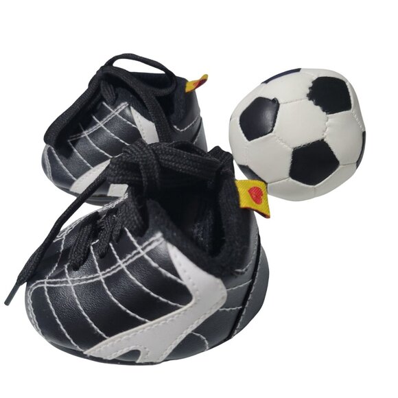 Build a Bear Soccer Uniform Cleats Ball Jersey Shorts Outfit for Plush Animals - Picture 4 of 9